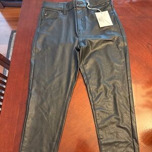 KanCan Super Skinny high rise FX leather